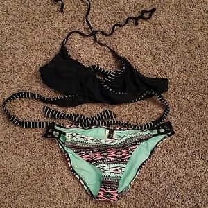 Reversible Wrap Bikini and Bottoms